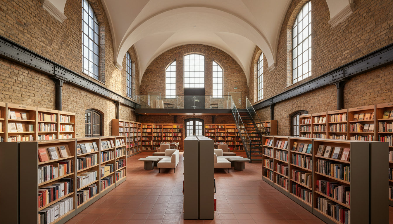 Arquitetura e Patrimônio: Livraria em Estação Histórica
